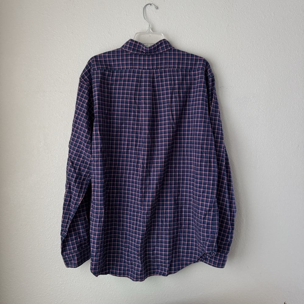 Ralph Lauren Classic Fit Plaid Button Down Shirt Men's XL Green Pony Logo Xmas - Picture 3 of 9